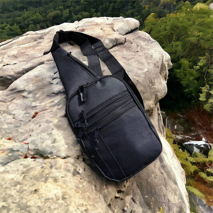 Качественная тактическая сумка с кобурой, мужская сумка черная из кордури мессенджер, Тактический мессенджер