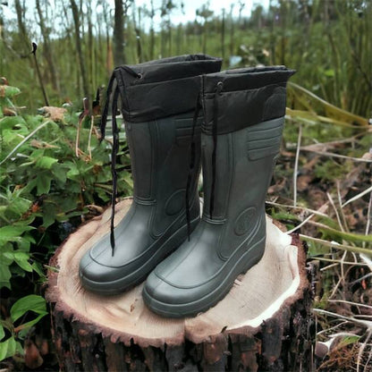 Сапоги мужские резиновые высокие утепленные с подвязкой 44 размер (29 см), сапоги резиновые для рыбалки