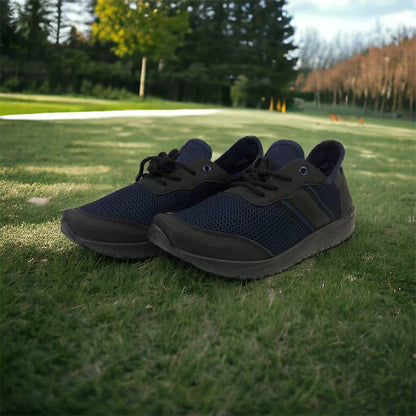 Кроссовки мужские сетка 41 размер. Летние кроссовки, модные универсальные кроссовки. Модель 46913. Цвет: синий