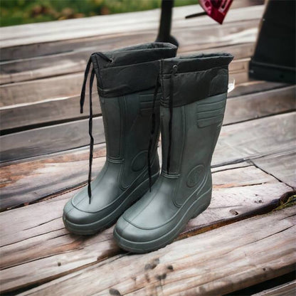 Сапоги мужские резиновые высокие утепленные с подвязкой 44 размер (29 см), сапоги резиновые для рыбалки