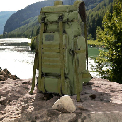 Тактический рюкзак на 70л больший армейский баул, походная сумка / Военный рюкзак, тактический рюкзак ВСУ