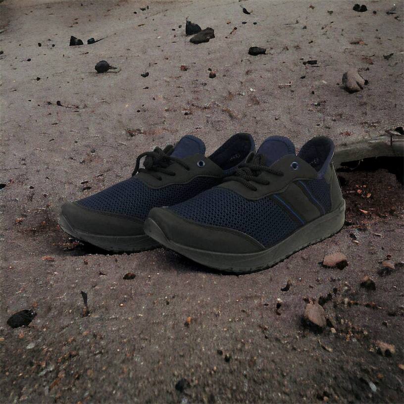 Кроссовки мужские сетка 41 размер. Летние кроссовки, модные универсальные кроссовки. Модель 46913. Цвет: синий