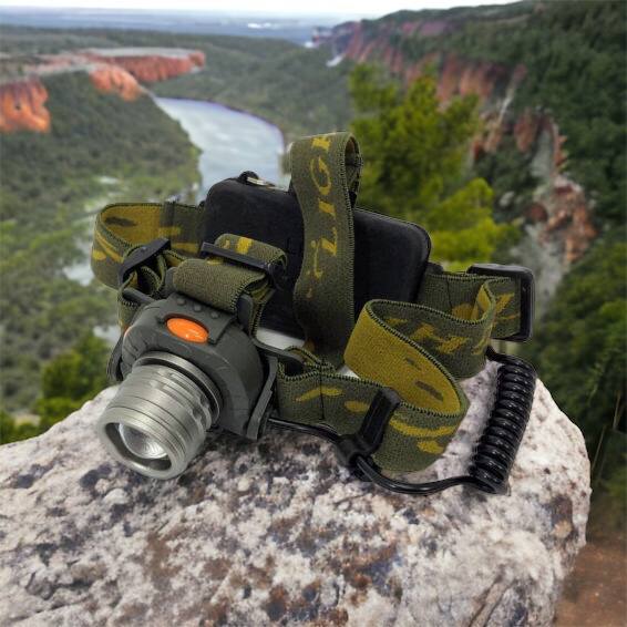 Налобный фонарь тактический Bailong BL-1505 \ 602B SENSOR с датчиком движения, Фонарик налобный led