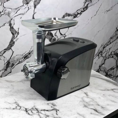 Электрическая мясорубка Rainberg RB-673 с соковыжималкой и шинковкой 9 насадок 3000W с реверсом