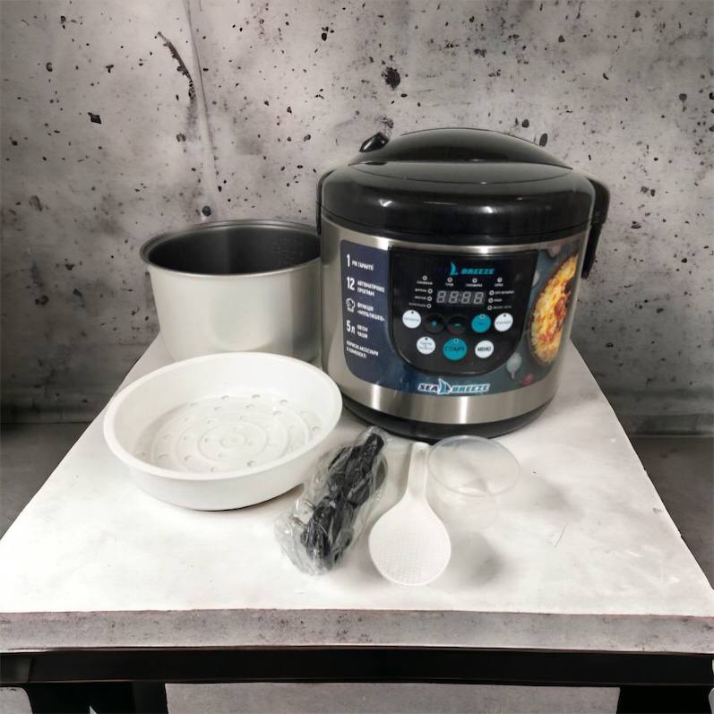 Мультиварка SeaBreeze SB-044 900 Вт, бытовые мультиварки рисоварки, электро скороварка, кашеваркы