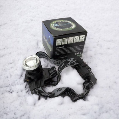 Фонарик на голову Bailong BL-8070-P50, LED налобный аккумуляторный фонарь, фонарь на голову для рыбалки