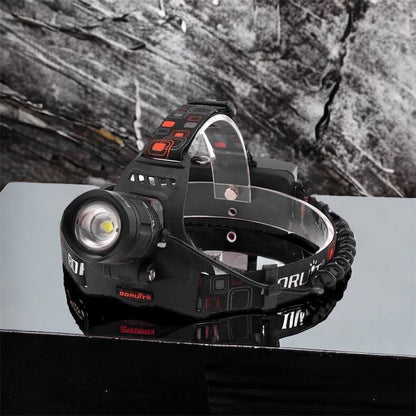 Налобный фонарь Bailong BL-T32-P50, мощный налобный светодиодный фонарик на голову, три режима