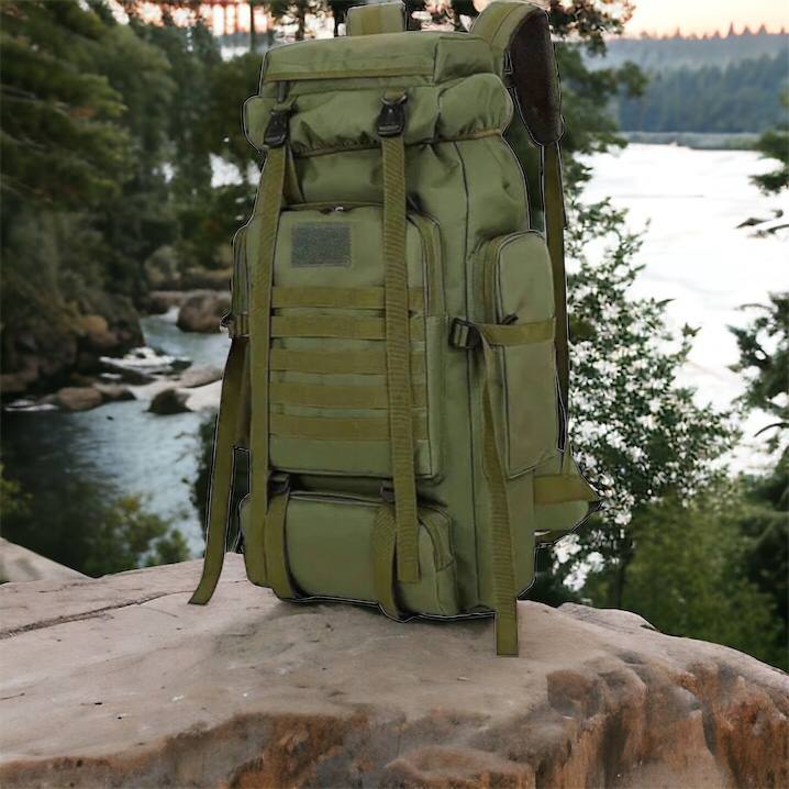 Тактический рюкзак на 70л больший армейский баул, походная сумка / Военный рюкзак, тактический рюкзак ВСУ