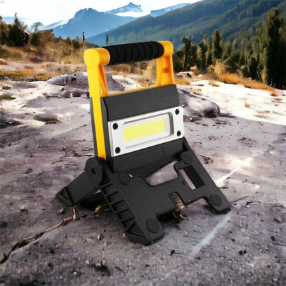 Фонарь-прожектор аккумуляторный BL MS 8006 7858 ручной, аккумуляторный кемпинговый фонарь, лампа