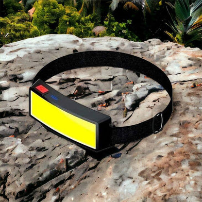 Налобный фонарик яркий рассеивающий для СТО Bailong BL-F007-COB, 3 режима, водостойкий, зарядка от USB