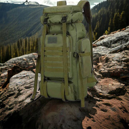 Тактический рюкзак на 70л больший армейский баул, походная сумка / Военный рюкзак, тактический рюкзак ВСУ