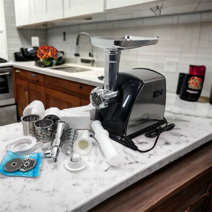 Мясорубка Suntera SMG-5454SS, Кухонная мясорубка, Мясорубка электрическая металл, Мясорубка-соковижималка