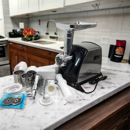 Мясорубка Suntera SMG-5454SS, Кухонная мясорубка, Мясорубка электрическая металл, Мясорубка-соковижималка