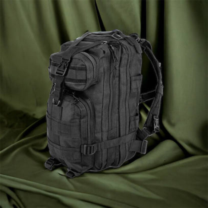 Тактический рюкзак Tactic 1000D для военных, охоты, рыбалки,  походов, путешествий и спорта. Цвет: черный