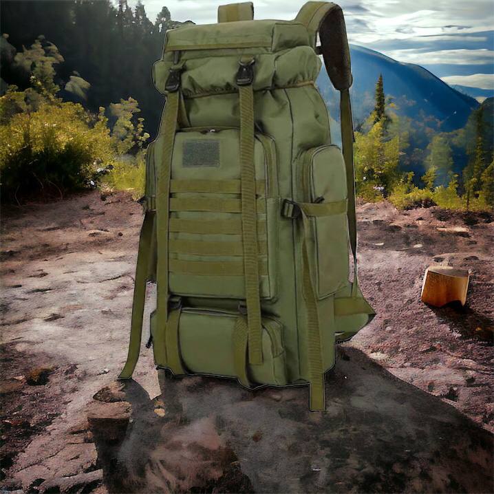 Тактический рюкзак на 70л больший армейский баул, походная сумка / Военный рюкзак, тактический рюкзак ВСУ