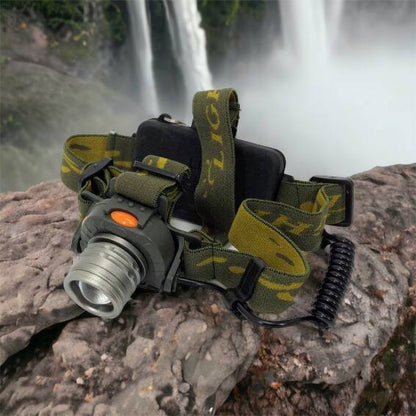 Налобный фонарь тактический Bailong BL-1505 \ 602B SENSOR с датчиком движения, Фонарик налобный led