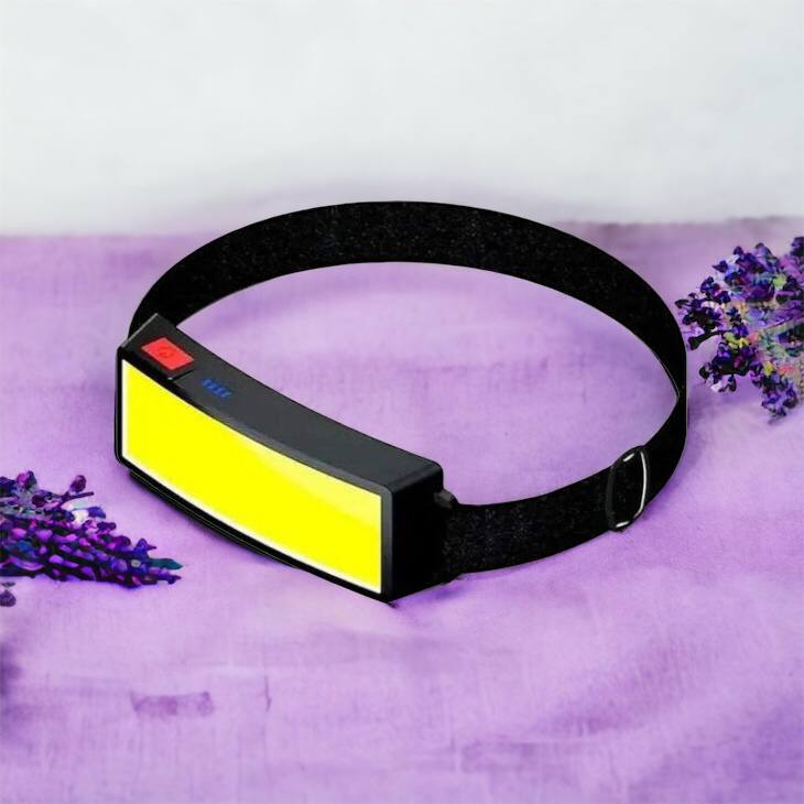 Налобный фонарик яркий рассеивающий для СТО Bailong BL-F007-COB, 3 режима, водостойкий, зарядка от USB