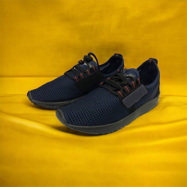 Кроссовки мужские весна 41 размер. Летние кроссовки, молодежные кроссовки. Модель 39146. Цвет: синий