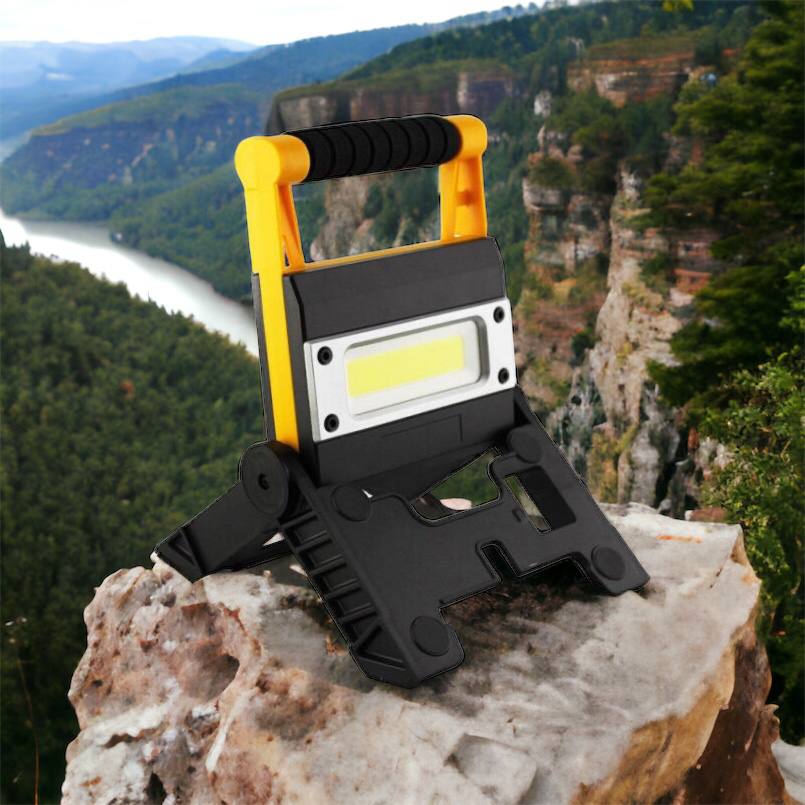 Фонарь-прожектор аккумуляторный BL MS 8006 7858 ручной, аккумуляторный кемпинговый фонарь, лампа