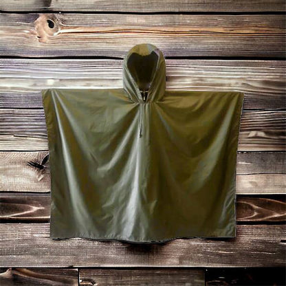 Качественный тактический дождевик - пончо. Военный плащ – накидка от дождя