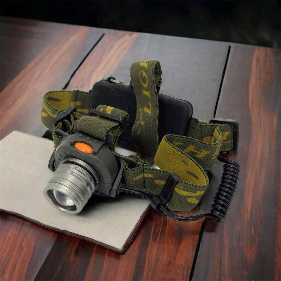 Налобный фонарь тактический Bailong BL-1505 \ 602B SENSOR с датчиком движения, Фонарик налобный led