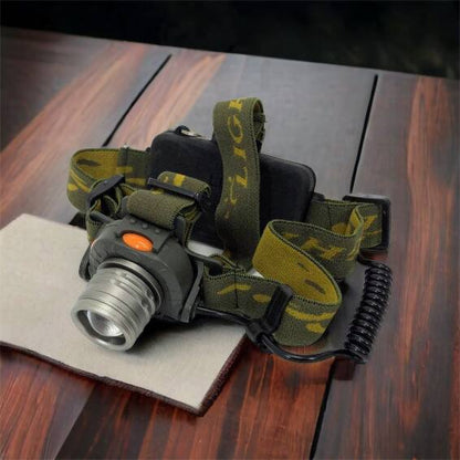 Налобный фонарь тактический Bailong BL-1505 \ 602B SENSOR с датчиком движения, Фонарик налобный led