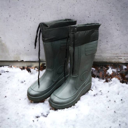 Сапоги мужские резиновые высокие утепленные с подвязкой 44 размер (29 см), сапоги резиновые для рыбалки
