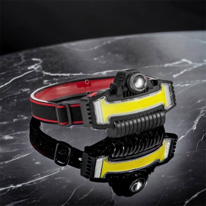 Налобный фонарик Bailong BL-W685-LTS+COB+RGB, 5 режимов, водостойкий, ударостойкий, USB кабель Type-c