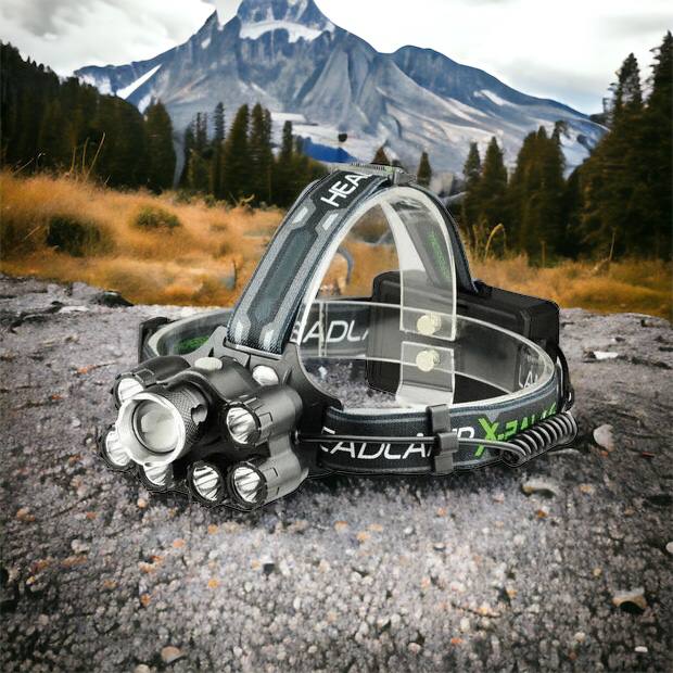 Яркий светодиодный налобный фонарь Bailong Police BL-T78 5 led белый, налобный фонарик с usb зарядкой