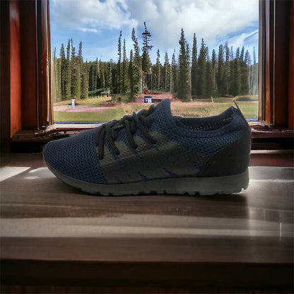 Кроссовки лето сетка мужские 40 размер | Текстильные кроссовки сеткой | Модель 41373. Цвет: синий