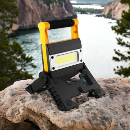 Фонарь-прожектор аккумуляторный BL MS 8006 7858 ручной, аккумуляторный кемпинговый фонарь, лампа