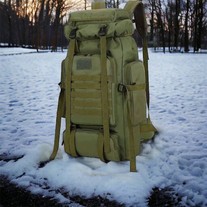 Тактический рюкзак на 70л больший армейский баул, походная сумка / Военный рюкзак, тактический рюкзак ВСУ