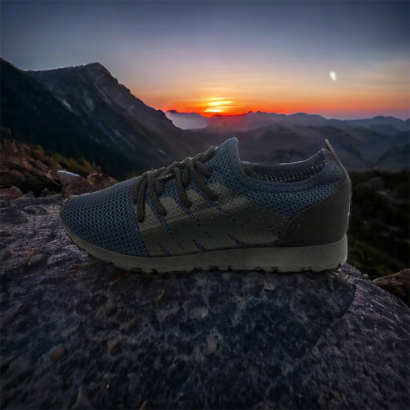 Кроссовки лето сетка мужские 40 размер | Текстильные кроссовки сеткой | Модель 41373. Цвет: синий