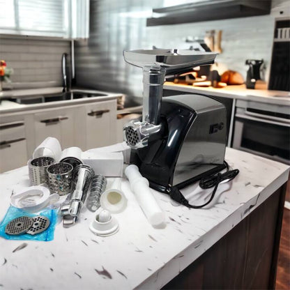 Мясорубка Suntera SMG-5454SS, Кухонная мясорубка, Мясорубка электрическая металл, Мясорубка-соковижималка