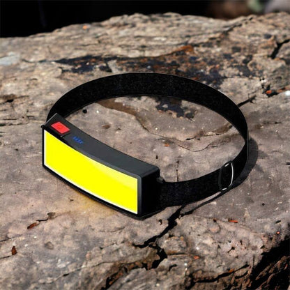 Налобный фонарик яркий рассеивающий для СТО Bailong BL-F007-COB, 3 режима, водостойкий, зарядка от USB