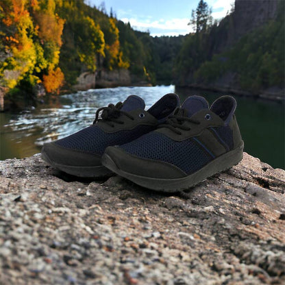 Кроссовки мужские сетка 41 размер. Летние кроссовки, модные универсальные кроссовки. Модель 46913. Цвет: синий