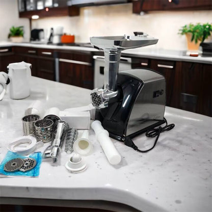 Мясорубка Suntera SMG-5454SS, Кухонная мясорубка, Мясорубка электрическая металл, Мясорубка-соковижималка