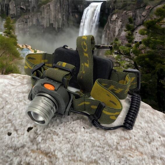 Налобный фонарь тактический Bailong BL-1505 \ 602B SENSOR с датчиком движения, Фонарик налобный led