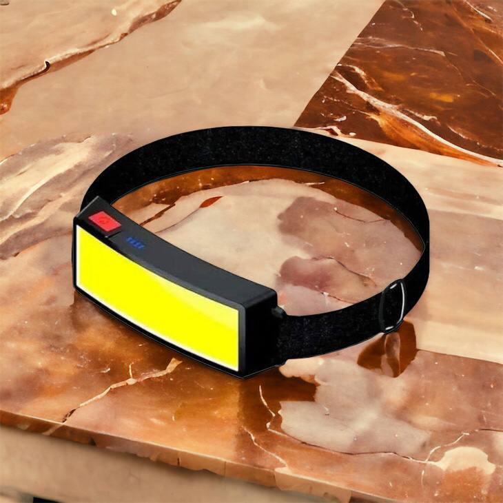 Налобный фонарик яркий рассеивающий для СТО Bailong BL-F007-COB, 3 режима, водостойкий, зарядка от USB