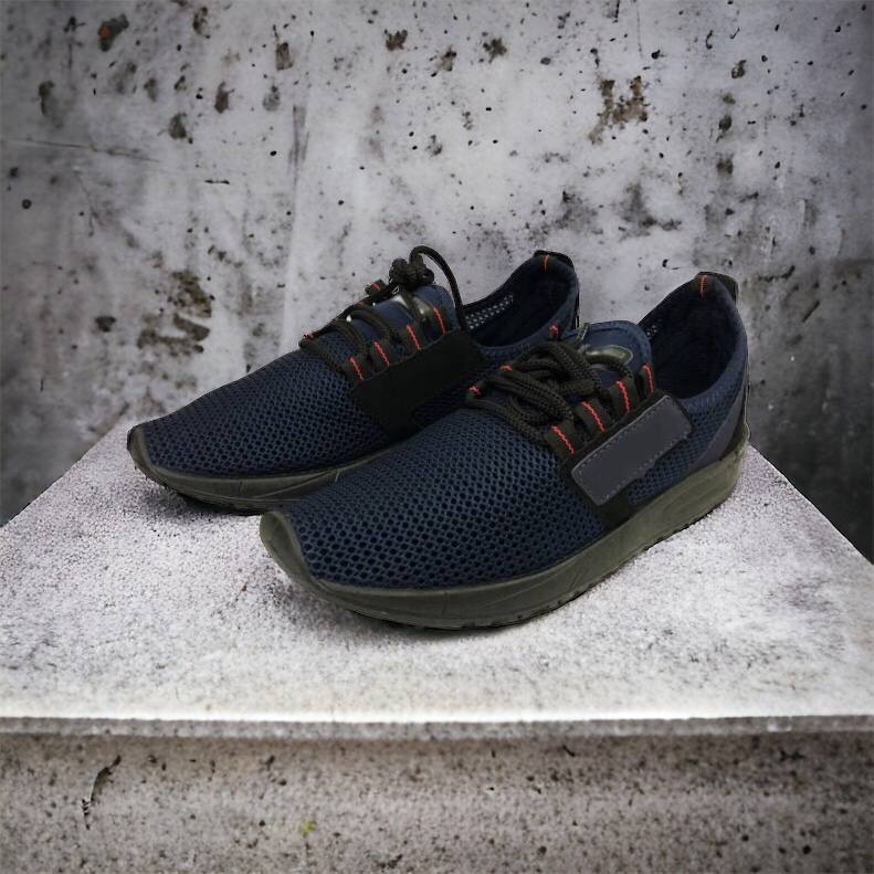 Кроссовки мужские весна 41 размер. Летние кроссовки, молодежные кроссовки. Модель 39146. Цвет: синий