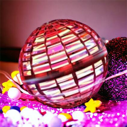 Летающий шар спиннер светящийся FlyNova Pro Gyrosphere игрушка мяч бумеранг, игрушка летающий шар