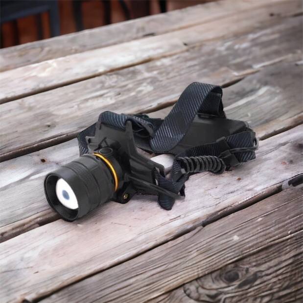 Яркий налобный фонарь Bailong BL-8076-2-GT100, Фонарь аккумуляторный для рыбалки, Фонарь на голову