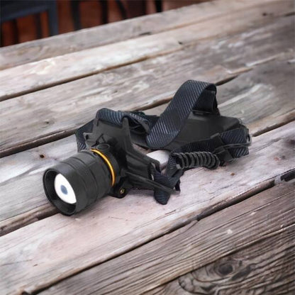 Яркий налобный фонарь Bailong BL-8076-2-GT100, Фонарь аккумуляторный для рыбалки, Фонарь на голову