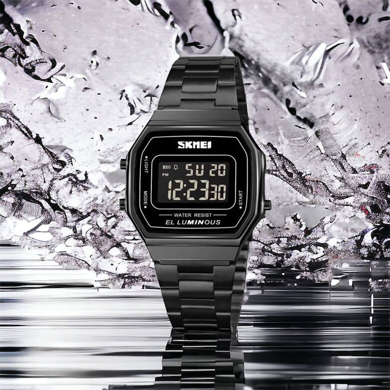 Часы наручные мужские SKMEI 1647BK, оригинальные мужские часы, противоударные часы для военнослужащих