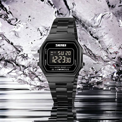 Часы наручные мужские SKMEI 1647BK, оригинальные мужские часы, противоударные часы для военнослужащих