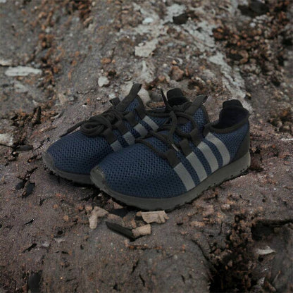 Мужские кроссовки текстиль, мужские кроссовки из сетки 40 размер. Летние кроссовки. Модель 54654. Цвет: синий