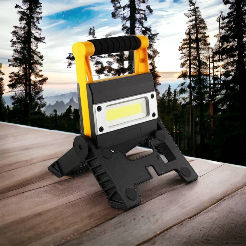 Фонарь-прожектор аккумуляторный BL MS 8006 7858 ручной, аккумуляторный кемпинговый фонарь, лампа