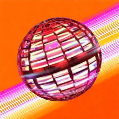 Летающий шар спиннер светящийся FlyNova Pro Gyrosphere игрушка мяч бумеранг, игрушка летающий шар