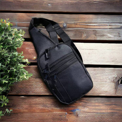 Качественная тактическая сумка с кобурой, мужская сумка черная из кордури мессенджер, Тактический мессенджер