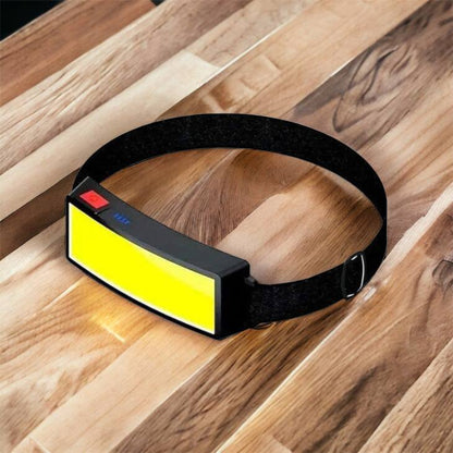 Налобный фонарик яркий рассеивающий для СТО Bailong BL-F007-COB, 3 режима, водостойкий, зарядка от USB